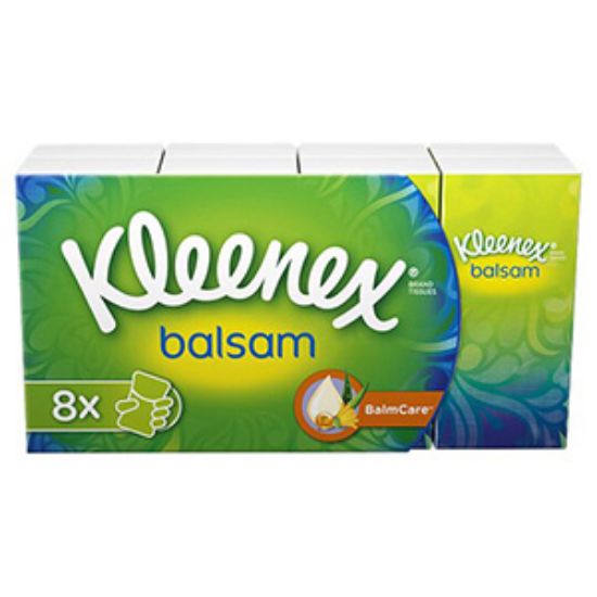 Picture of Kleenex Balsam Tissues 8pk x5